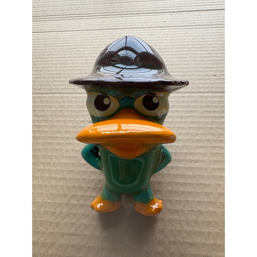Disney Perry the Platypus Ornament Hat Fedora Cartoon Character‎ Figurine